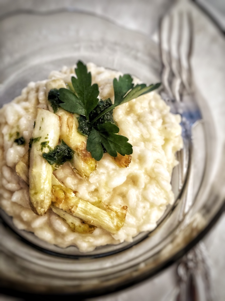 Spargelrisotto cremig