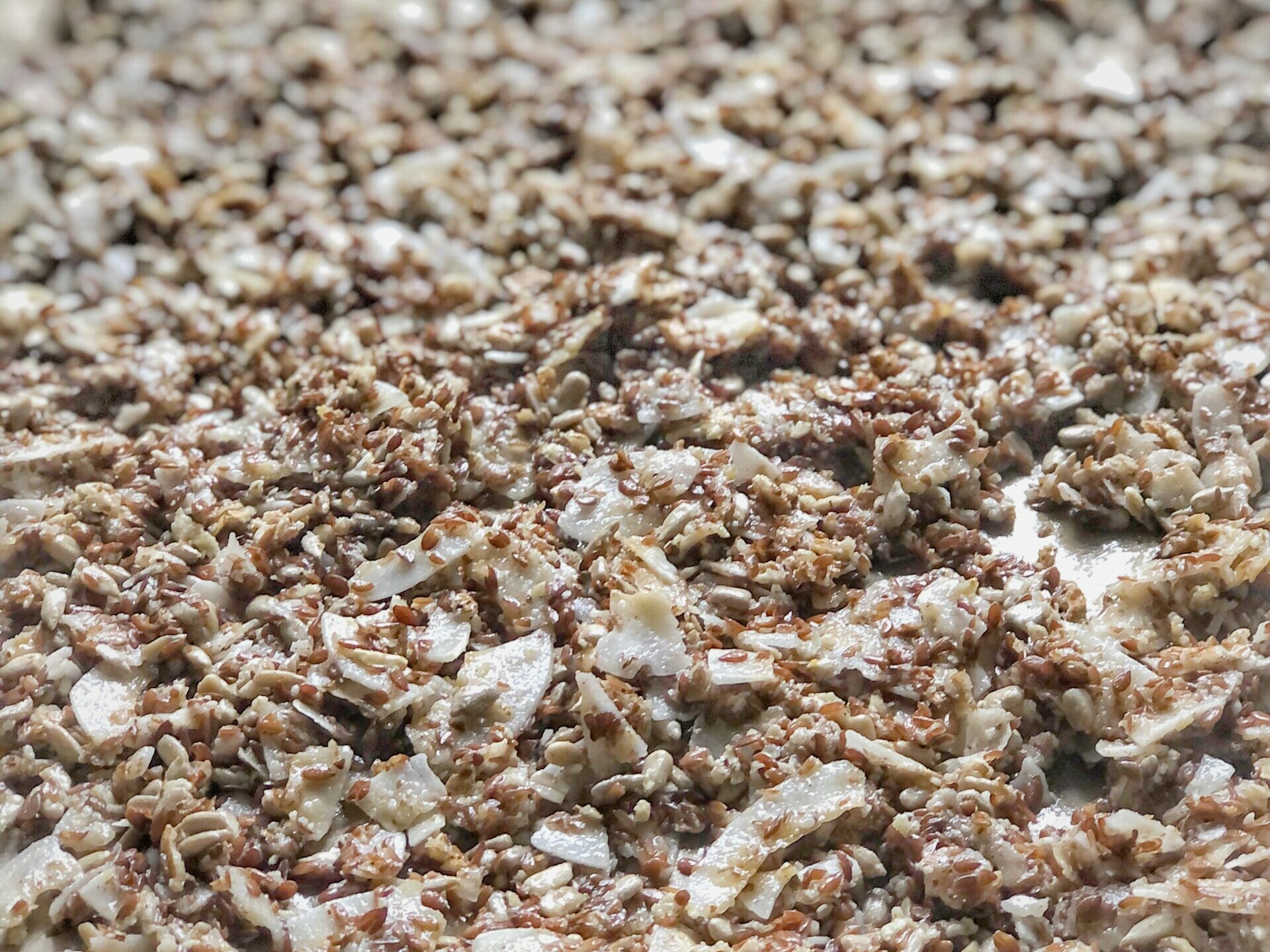 Granola am Blech rösten